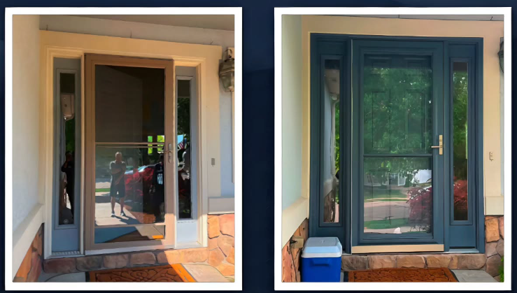 Before and after home improvement project 1
